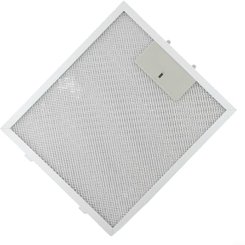 Bulevisiter Filtro per cappa in acciaio inox, 23 x 26 cm, in rete metallica, con sistema di filtraggio a 5 strati, accessorio per cappa da cucina