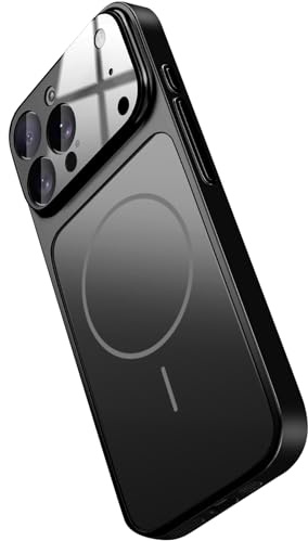 [Verwandeln Sie sich in ein iPhone 17] für iPhone 15 Pro Max Magnetisch Hülle mit Kameraschutz, Matte Touch, Militärnorm Schutz Case, PC Kratzresistente Rückseite Stoßfest Handyhülle für 15 Pro Max