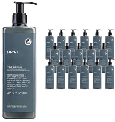 ANYAH Bodylotion – Körperlotion für sehr trockene, empfindliche & reife Haut – Natürlich, vegan, parfumfrei, Ecolabel-zertifiziert, 480 ml