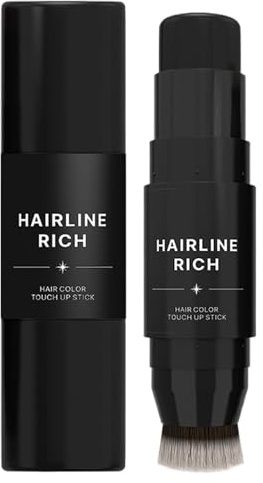 Hair Root Concealer - Temporary Color Stick, 75g End Coverage with Precision Touch, Quick Dry Formula, Grey Coverage, Cosmetic Fix for Women And Salon Styling And Daily Hair Use