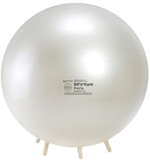 GYMNIC Gymnastikball Platzfest für Heim und Büro - 55cm, 65cm, 75cm (bis 120kg Körpergewicht)