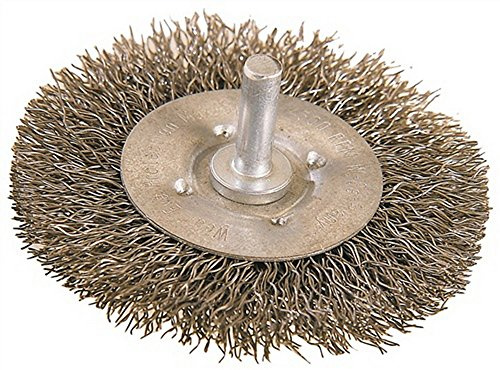Kayser 7003600521 Osborn Rundbürste D100x17, Schaft 6 mm, gewellter Stahldraht 0,30 grob T22 Do-It-Yourself