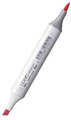 Copic Sketch Coloured Marker Pen - (R-81) Rose Pink, For Art & Crafts, Colouring, Graphics, Highlighter, Design, Anime, Professional & Beginners, Art Supplies & Colouring Books