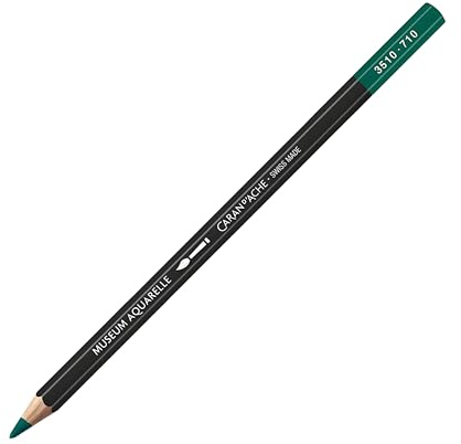 Caran D'ache Museum Aquarelle Watercolour Pencils - Phthalocyanine Green (3510.71)