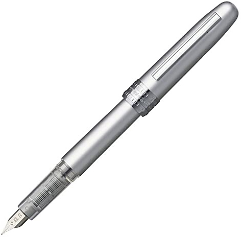 Platinum Plaisir Ice White Fountain Pen (Medium)