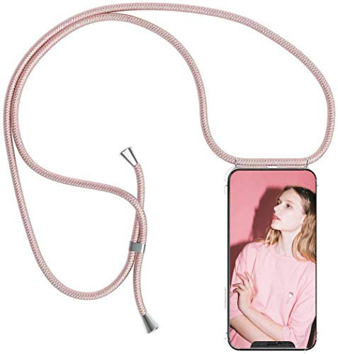 YuhooTech Handykette Hülle für iPhone X/iPhone XS Handyhülle, Smartphone Necklace Hülle mit Band - Handyhülle mit Kordel Umhängenband - Schnur mit Case zum umhängen