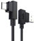 USB C Cable 10cm short cable,MYLB Nylon Braided Right Angle 90 Degree USB C 5V/ 5A Super fast Charging and Data Sync Cable (0.1m / 4 inch, Black)