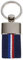 Porte-clés toile drapeau français (bleu et blanc), Bleu, drapeau de la France, Taille Unique