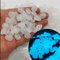 Lot de 600 galets phosphorescents, galets fruités, décoration de jardin, cour, trottoir, pierre lumineuse décorative (blanc)