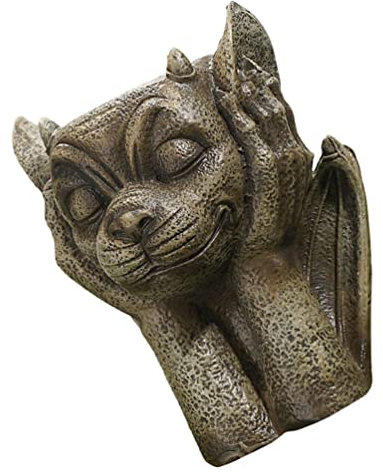 Angoily Vinatge Fairy Garten Blumentopf Neuheit Teufel Blumentopf Garten Sukkulente Pflanzer Vase Für Home Office Garten Dekoration Ornament Stil 1