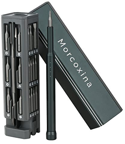 Morcoxina Precision Screwdriver Set, 46 in 1 Mini Screwdriver, Screwdriver Bit Sets, Multifunction Precision Screwdriver Kit, Repair Tool Kit for Electronics, Computer, Eyeglass, Phone, Watch