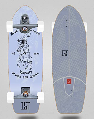 Loyalty Surfskate mit T12 Surf Skateboard Trucks Blood Makes Blau 30