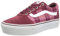 Vans Ward Platform Women's Sneaker, Plaid Mix Port, 4 UK