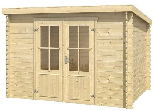ECabins Atlanta Garden Room Log Cabin (natural)