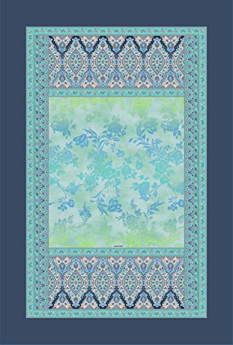 Bassetti AGRIGENTO Plaid aus 100% Baumwolle in der Farbe Blau B1, Maße: 135x190 cm - 9321943