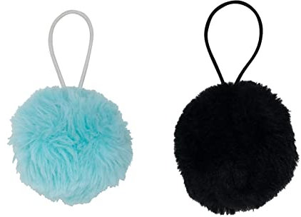 Beckmann Bommel-Set 2 Stück Black/Mint