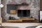 Komodee, Wohnwand Wohnzimmerset RTV Imola Medio, Anthrazit Matt/Eiche bijoux, Breite 285 cm x Höhe 200cm x Tiefe 42cm, für Wohnzimmer, Schlafzimmer, Heimbüro