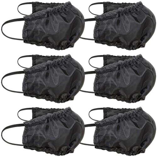 6 Pcs Bart Bandana Bart Caps Bart Motorhaube Für Männer Bart Bedeckt Verstellbare Gesichtsbehaarungen Haarton Wache Motorhaube Schlafenszeit Bib Cap