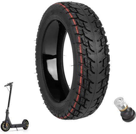 10 Zoll Reifen Tubeless für Ninebot Max G30, 60/70-6,5 Verdickt Selbstreparierender Ersatzräder für Segway Ninebot Max G30 / G30D 2 / G30E 2 / G30P / G30LP / F40 Elektroroller Offroad Reifen