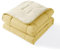 DALINA Textil - Edredón de Fibra 170 gr/m2 - Edredón Relleno Nórdica Reversible de Dos Colores Cama 150, 240 x 220 cm - Suave, Transpirable, Ligera, 100% Poliérster, Beige y Camel