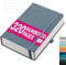RETTACY Notizbuch Kariert A5, Dickes Notizbücher, 320 Seiten quadratisches Notizbücher, 100gsm kariertes Papier, Innentasche, für Büro Schule Arbeit Frauen Männer 14.5 x 21cm-Graublau
