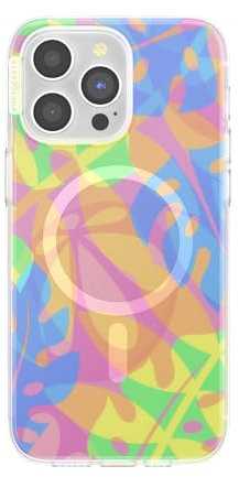 PopSockets iPhone 15 Pro Max Grip Compatible with MagSafe, Phone Case for iPhone 15 Pro Max, Wireless Charging Compatible, Case Only - Boca Palms Marigold