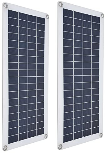 Chargeur de Panneau Solaire, Panneau Solaire en Silicium Monocristallin avec Port USB pour le Cyclisme en Plein Air pour l'alpinisme pour la Randonnée