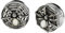 LGXLGX 2 Stück Opal Spinnen Ohr Flesh Tunnel Gauge Plugs aus Edelstahl, 8-25 mm, Spinnennetz Double Flared Expander Stretcher, Piercing Körperschmuck(Silver,25mm)
