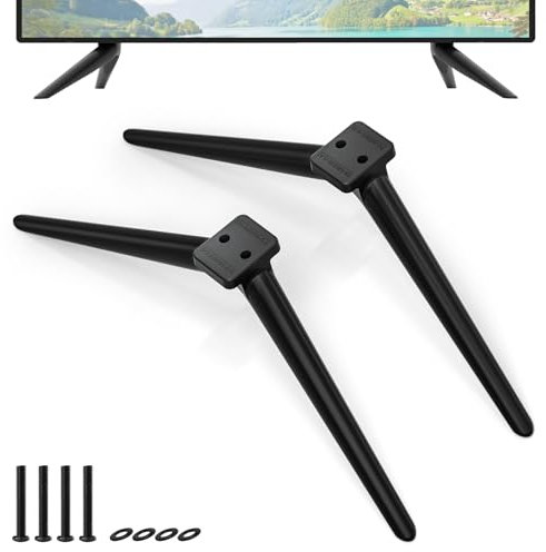 Piedini per TV TCL TV 70S446 75S453 75S451 75S453 75S453 75S455 75S421 75S423 75S425 75S431 75S435 75S433 75S5 75S5S5 75S43 75S5S43 75S5 75S5S43 55 75 S551 75S553 75S446 con viti