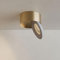 s.luce Santa Neo LED-Deckenstrahler schwenkbar dimmbar Deckenlampe Deckenleuchte, Farbe:Gold/Weiß, Lichtfarbe:Extra Warmweiß (2700K)