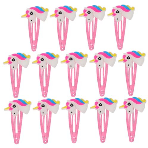 VICASKY 20 Stück Liebe Cartoon Kinder Einhorn Haarspange Haarspangen Für Kleinkinder Einhorn Haarspangen Für Mädchen Party Haarspange Kinder Haarspangen Für Mädchen Cartoon Haarspangen
