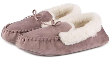 totes toasties® Ladies Velour Moccasin Slippers