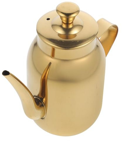 SHOWERORO Dispenser Acciaio Inossidabile Con Beccuccio Antigoccia Contenitore Per Salsa Di Soia e Aceto Per Cucina e Ristorazione