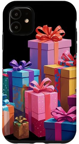 iPhone 11 Colorful Gift Boxes For Celebrations Case