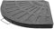 Well Home Base de Cemento para Sombrilla - Diseño Moderno y Resistente en Negro Plata