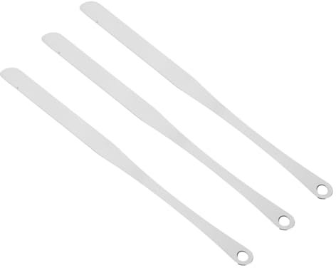 Ipetboom 3pcs Makeup Mixing Spatula Korean Foundation Blender Tool Mixing Pallet for Face Lipstick