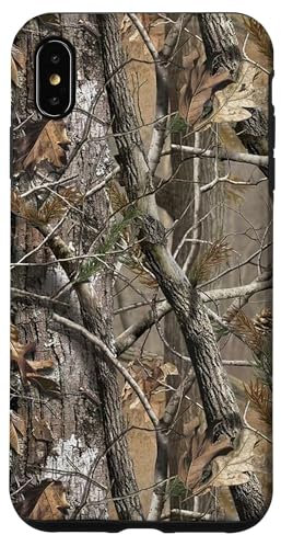 Hunting Camo Real Tree Pattern For Fishing Outdoors Case for iPhone XS Max