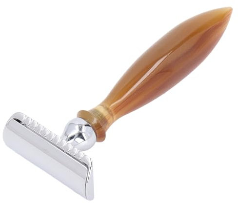 Brrnoo Gentlemen's Kit Vintage Double Blades, Metallsicherheit Öko -freundlicher Bart Bart -Pflege -Set für Heimreise