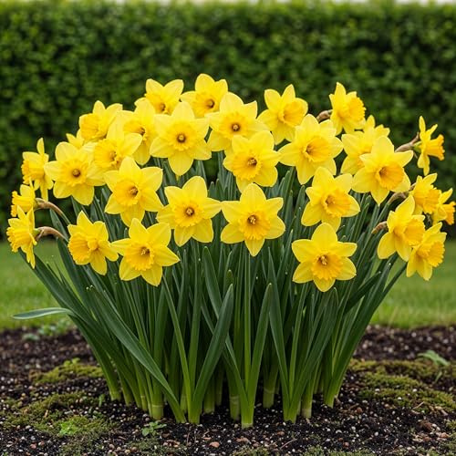 Blumenzwiebeln - Narcissus 'Yellow' - Gelb - 40 Pflanzen - Zwiebelgröße 10/12-15-30cm - Ø5cm - Gartenpflanze - Multideal