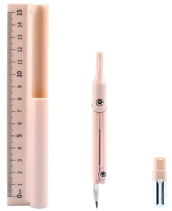 3-in-1 Multifunktions-Kompass-Lineal und Bleistift, Multitool für Studenten, Ingenieure und Künstler, Mehrzweck-Zeichenwerkzeug, multifunktionaler Zeichenkompass