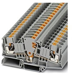 PHOENIX CONTACT PTME 6 Messwandler-Trennklemme, Querschnitt 0,5 mm²-10 mm², AWG 20-10, Breite 8,2 mm, Grau, 50 Stück