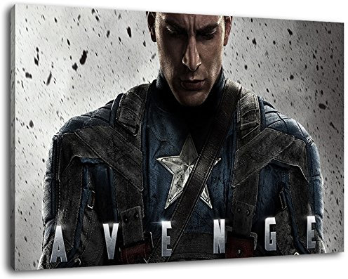 Marvel Helden Format 120x80 cm Bild auf Leinwand, XXL riesige Bilder fertig gerahmt mit Keilrahmen, Kunstdruck auf Wandbild mit Rahmen