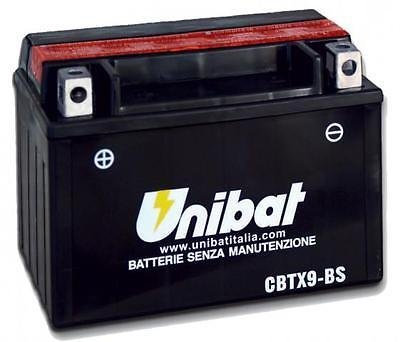 BATTERIA MOTO SCOOTER UNIBAT NO YUASA CBTX9-BS