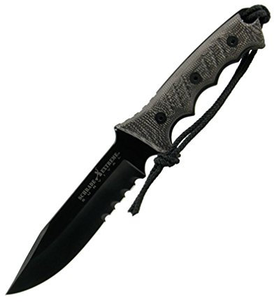 Extreme Survival, Micarta Handle, Black Blade, ComboEdge