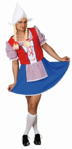 Kleid Holländerin für Herren - Männerballett, Erwachsenen-Größe:50/52