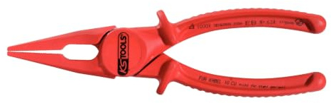 KS Tools 117.1641 Isolierte Kunststoff-Flachzange, 190mm