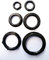 PP Hex Round Faced Flanged Back Nuts. BSP Fine Thread (1 BSP. PACK OF 2)