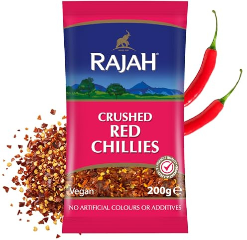 Rajah Crushed Red Chillies, 200g