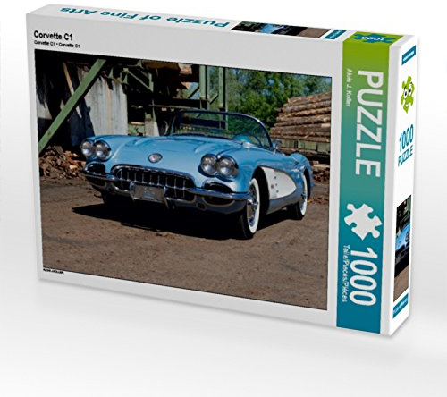 CALVENDO Puzzle Corvette C1 | 1000 Teile Lege-Größe 64 x 48 cm Foto-Puzzle für glückliche Stunden