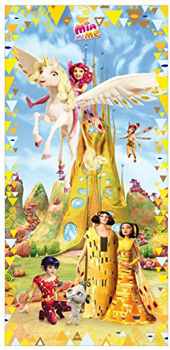 Bilderwelten Raumteiler Kids Mia and Me bei der Königsfamilie 250x120cm mit transp. Halterung